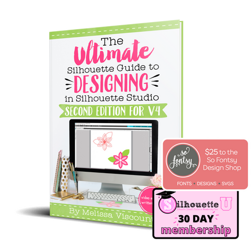 The Ultimate Silhouette Guide to Designing in Silhouette Studio 2nd Edition for V4 eCourse