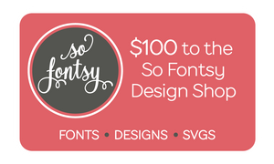 So Fontsy Card Redemption Free SVGs