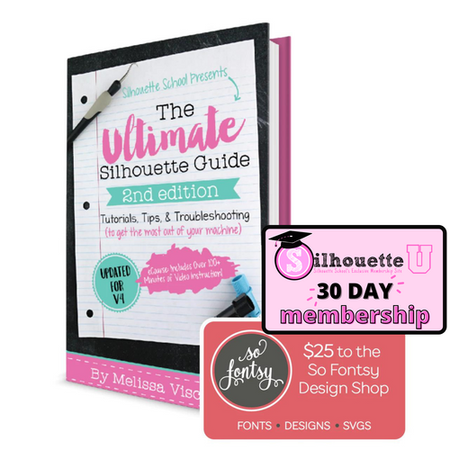 The Ultimate Silhouette Guide 2nd Edition V4 eCourse (CAMEO 3, 2, 1, Portrait 1, 2)